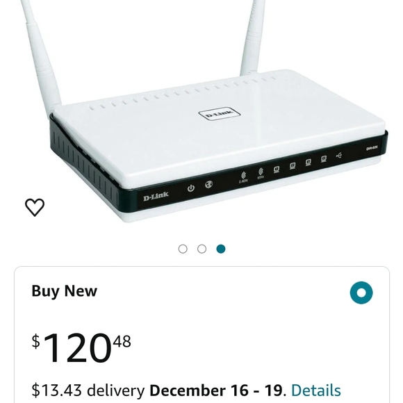 D-Link White Wireless Router DIR-825 - Picture 2 of 6